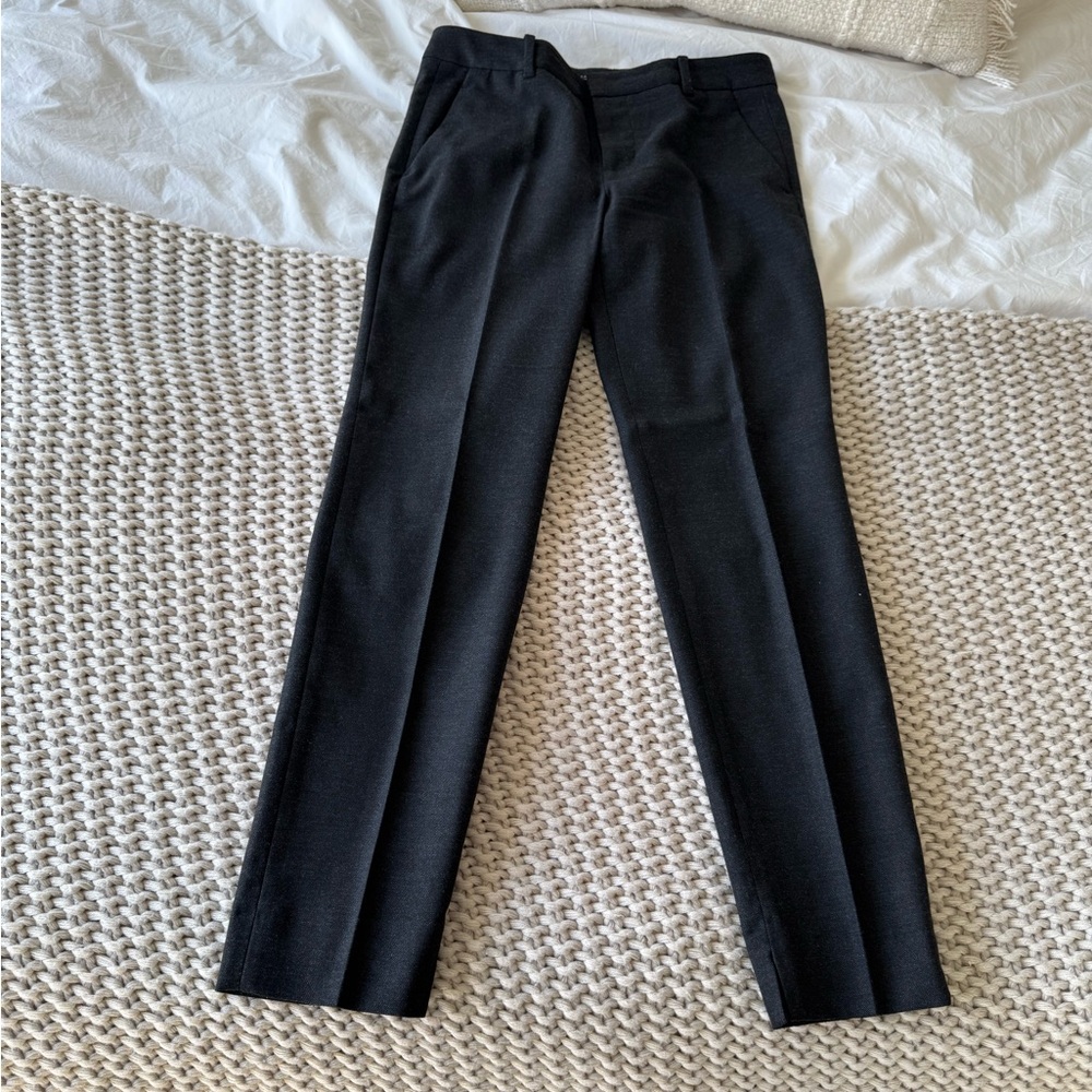 Zara Gray Herringbone Pants
